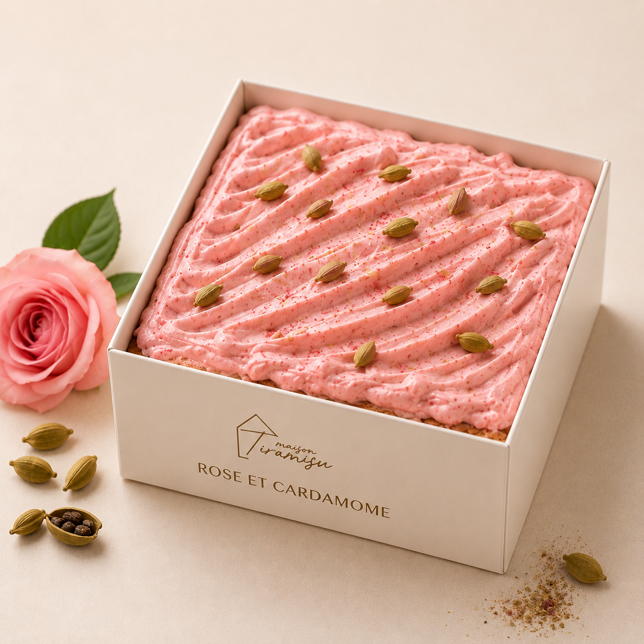 Rose et cardamome